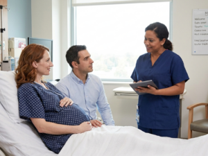 Partner role and visitor policies in hospital