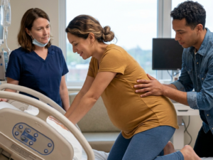 Role of partner and support team in natural birth