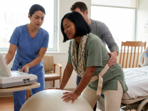 Coping strategies for induced labor pain