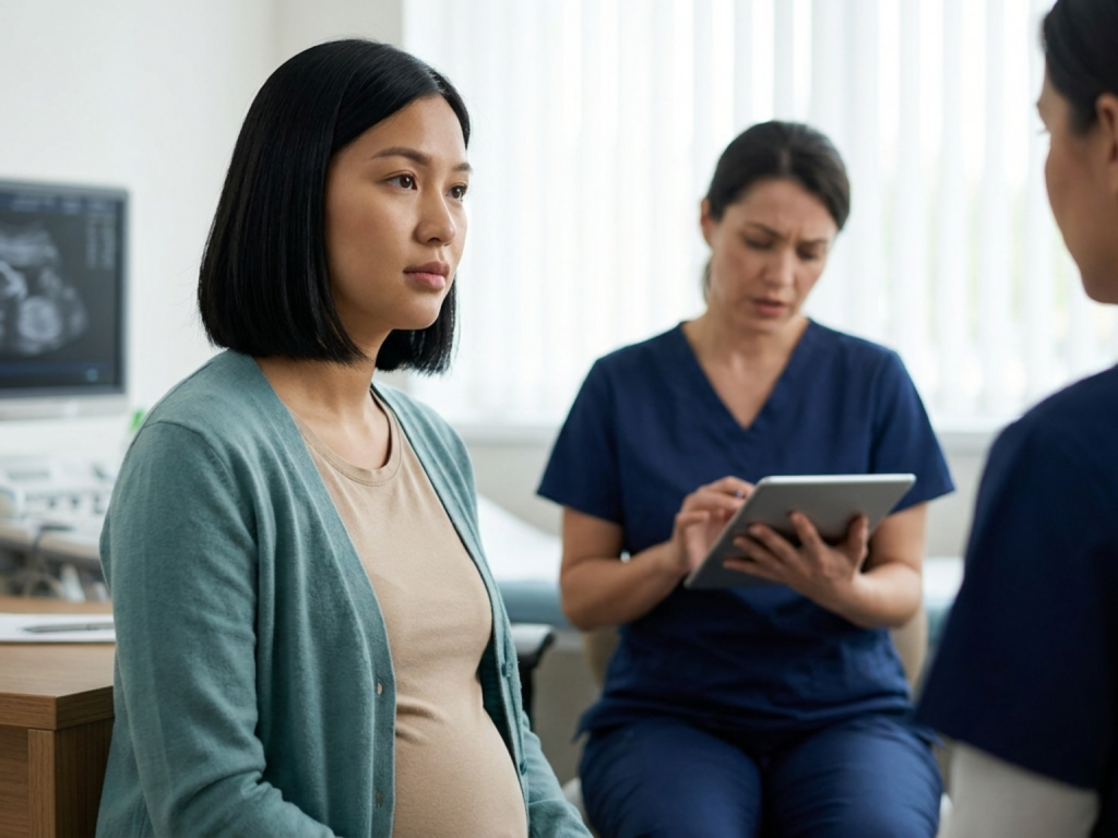 Sudden disappearance of pregnancy symptoms