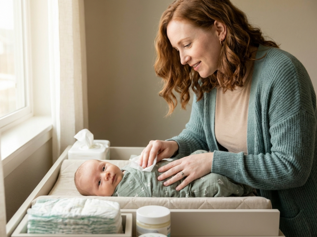 Developmental Play During Diaper Changes