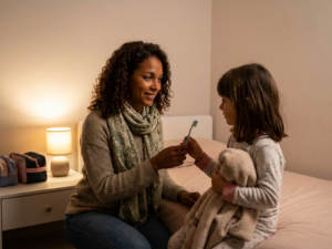 Sleepovers and bedtime routines away from home