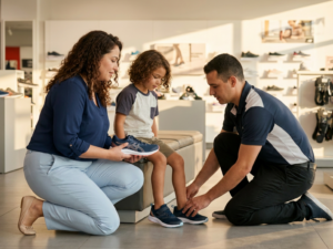 Selecting sports shoes for different activities