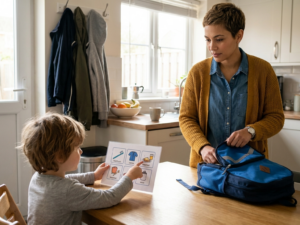 Child chaotic daily habits and resists structure