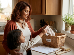 Chores and responsibility habits children