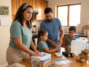 Hurricane preparedness for families with children