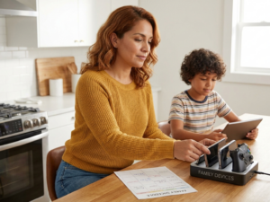 Choosing and managing multiple devices children