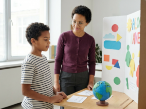Helping children prepare for an oral presentation