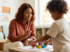 Helping a child make friends after moving to a new area