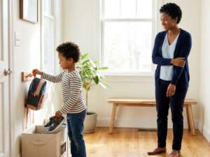 Building independence through routine