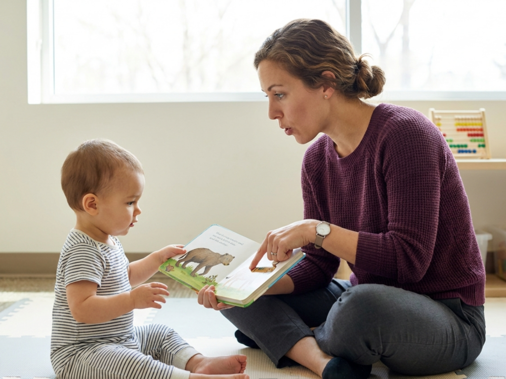 Language development activities baby