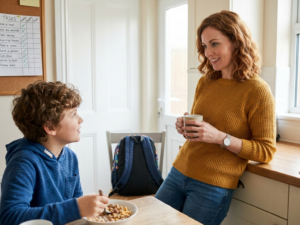 Common morning struggles and reducing stress children
