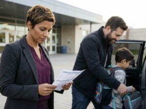 Creating a weekday routine for children in two-household families