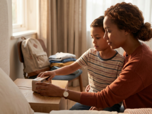 Choosing a first alarm clock for a school-age child