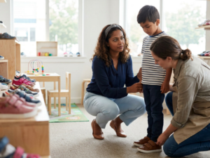 Choosing supportive everyday shoes for growing children