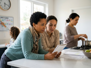 Building a flexible routine for families with changing work schedules