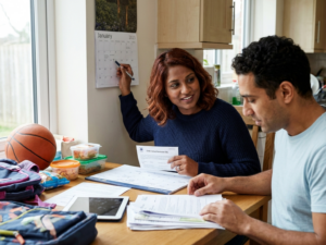 Planning weekends and coordinating family schedule