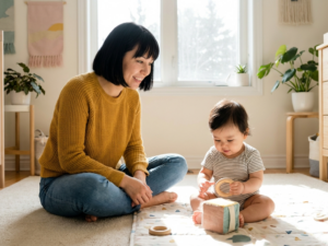How long babies play alone