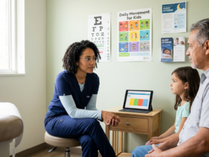 Physical and mental effects of screens kids