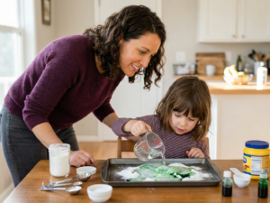 Science experiments using safe household materials