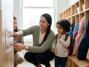 Child struggles with change