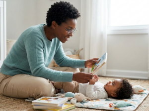 Talking to baby activities