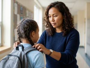 Choosing the right backpack size and fit for a child