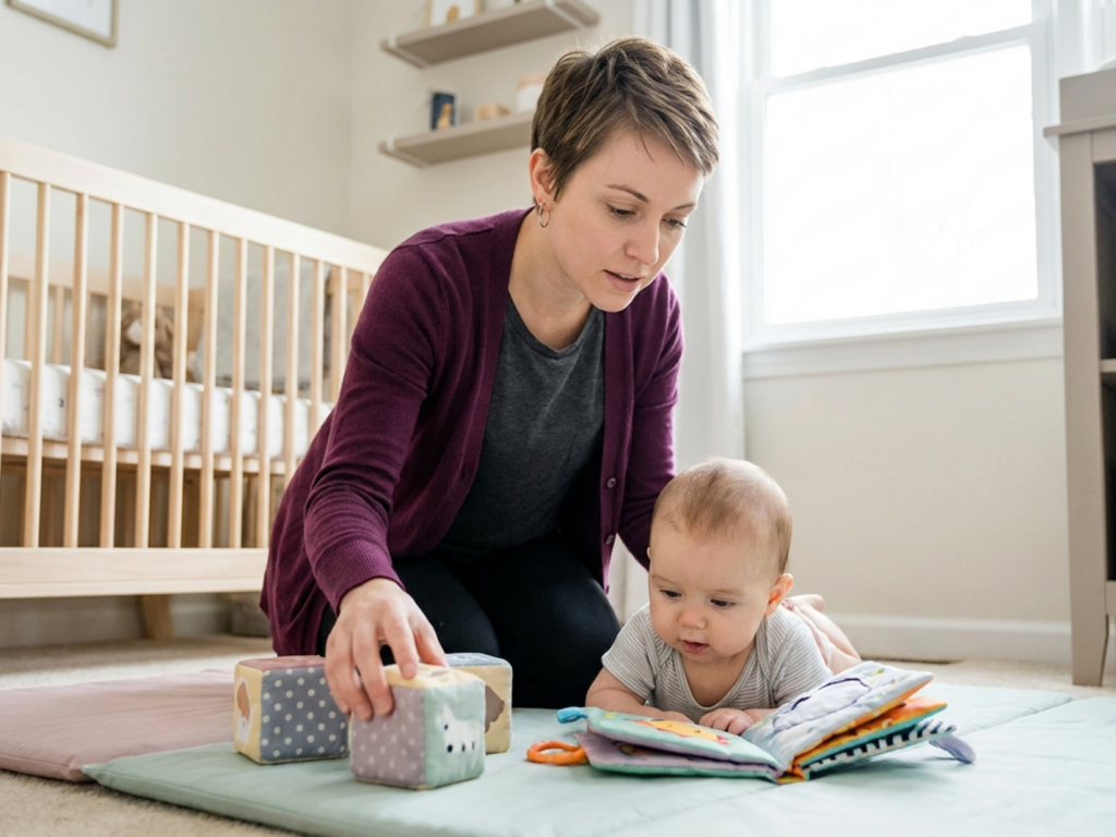 Physical development activities baby