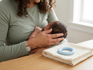 Biting During Breastfeeding While Teething