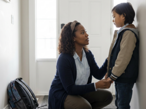 What to do when a child refuses to leave the house