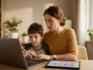 Helping children manage several online accounts safely